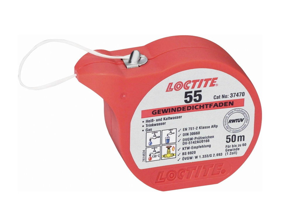 Teflon csőtömítő zsínór 50 m Loctite 55 (LOC.55/50) (LOC.5550) Puma