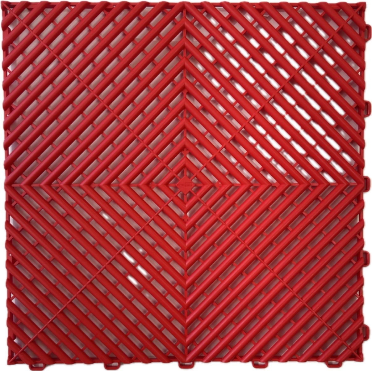 Műhelypadló - SwissDeck RibDeck Classic 33,3 x 33,3 cm - Racing Red ...