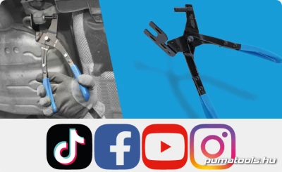 Kipufogó-tartógumi-leszedő-fogó