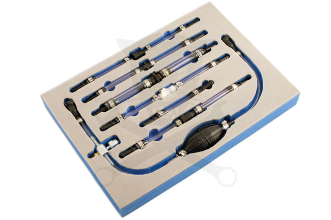 Diesel üzemanyag légtelenítő kézi pumpa készlet - profi - Laser -TS20