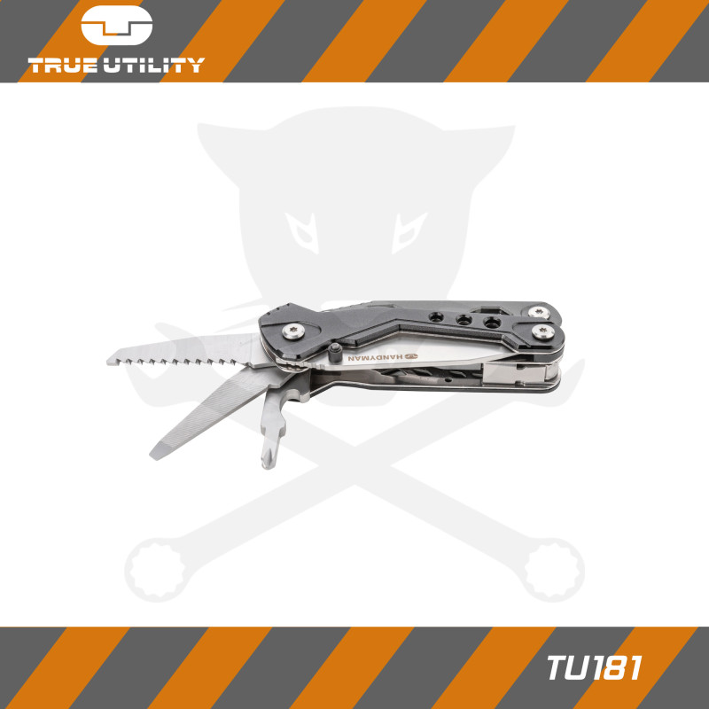 Multifunkciós szerszám, HANDYONE 18in1 - Fekete-Ezüst - True