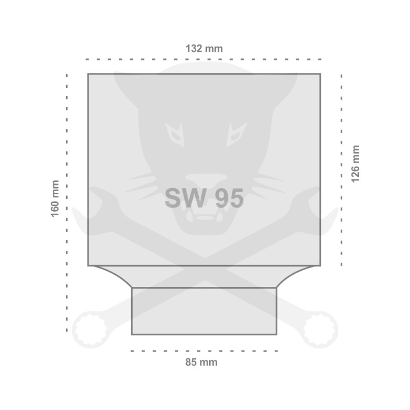 Légkulcsfej 1" 6 l.h.  95-ös Genius