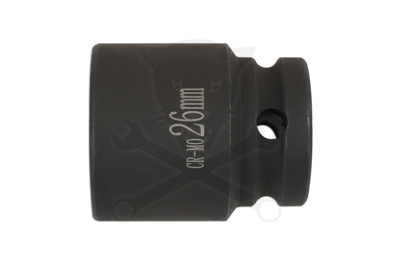 Féknyeregkulcs -TEHER- Scania, DAF 26 mm 6 lapú x 43 mm hossz - 1/2"