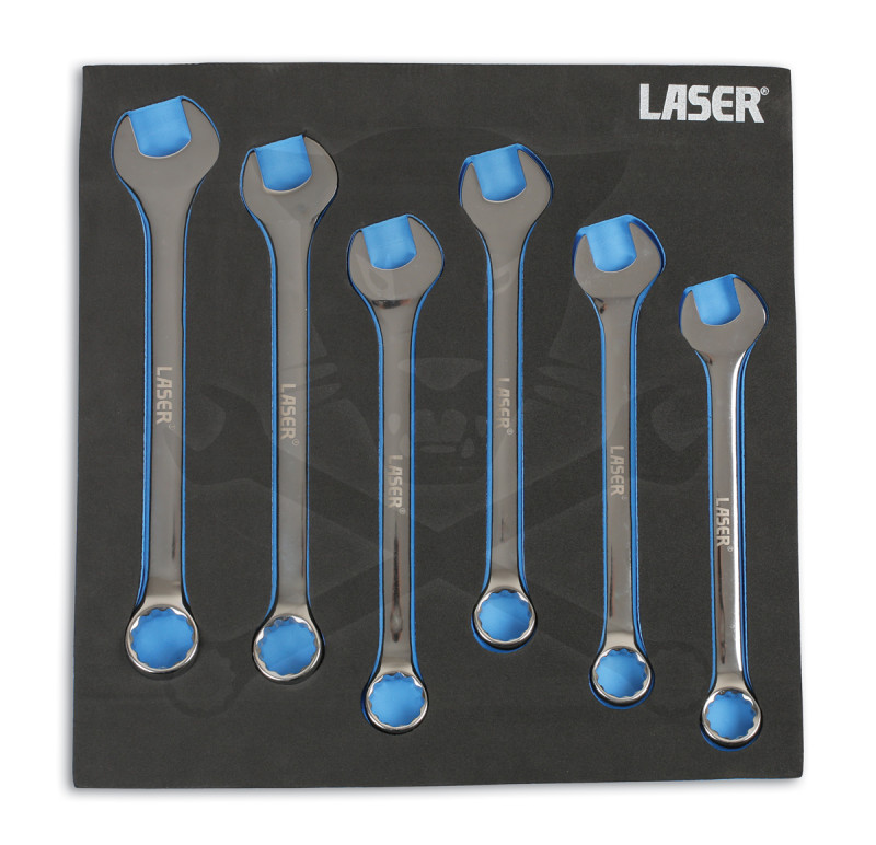 Csillag-villáskulcs készlet 26-32 mm EVA tálcán  - KIFUTÓ !