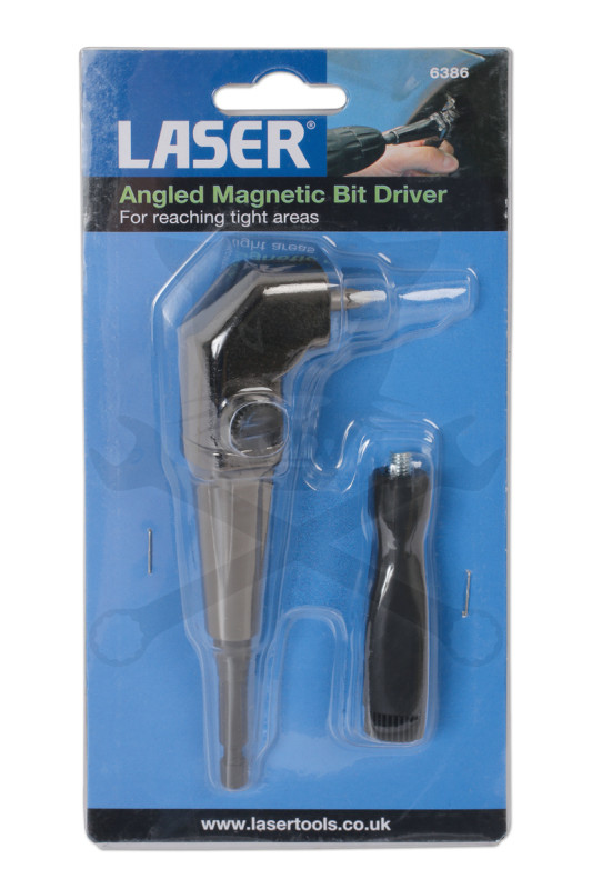 Bit tartó adapter 90 fokos flexibilis, mágneses, rövid - akkus géphez