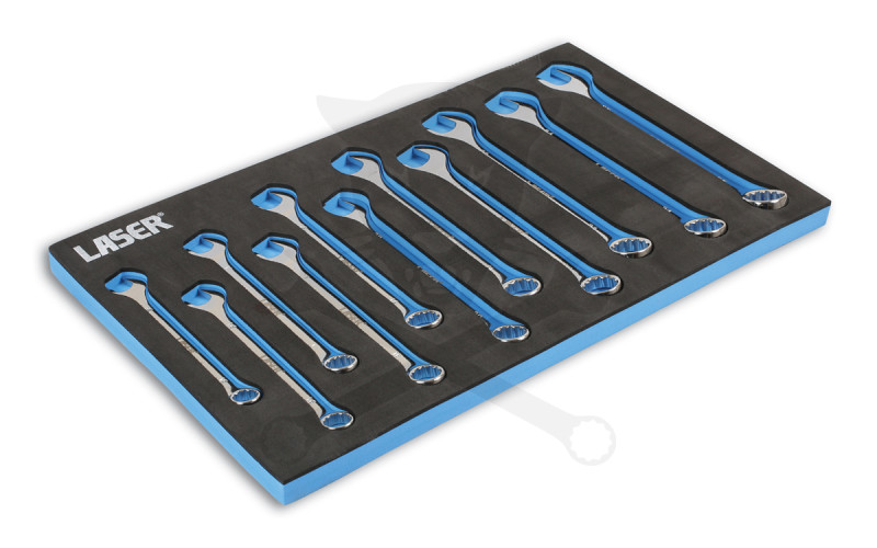 Csillag-villáskulcs készlet 15-25 mm EVA tálcán