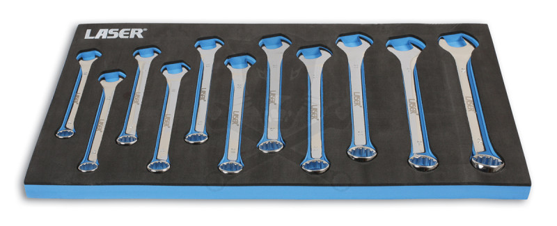 Csillag-villáskulcs készlet 15-25 mm EVA tálcán