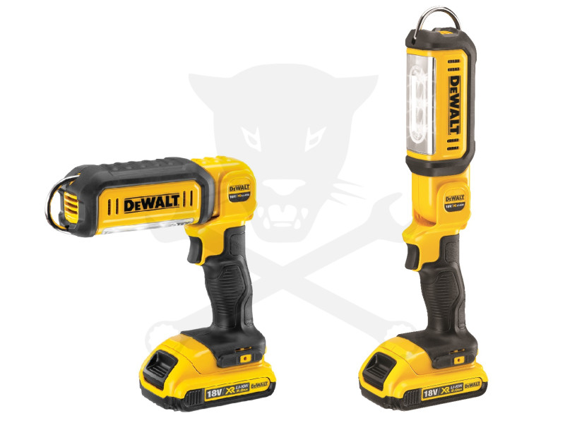 Szerelőlámpa, akkus, csuklós fej - akku nélkül - 225-450 Lm DeWalt