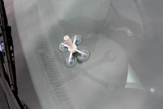 Szélvédő javító készlet kavicsfelverődéshez Laser