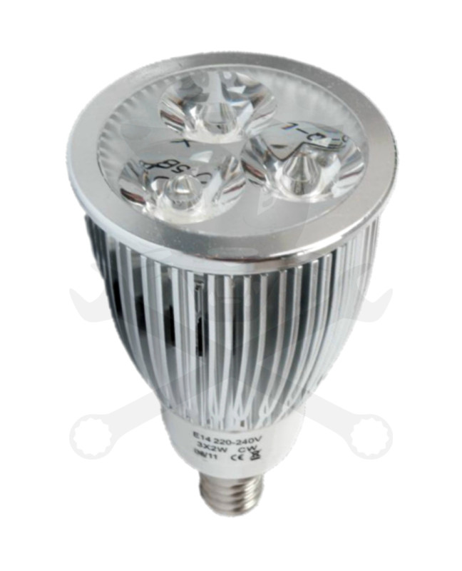 Izzó LED spot 6 W meleg fehér 75/50 mm E14 ELMARK