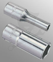 Dugókulcs - crowafej 3/8" 6 lap hosszú  7 mm Genius