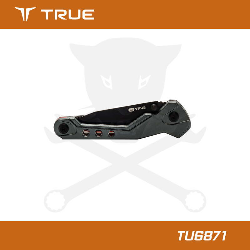 Vágókés, összecsukható Trueblade - Fekete - True