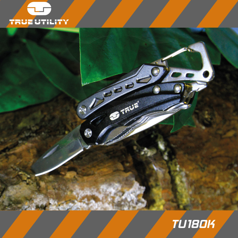 Multifunkciós szerszám, SEVEN  9in1 - Fekete-Ezüst - True