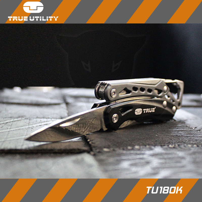 Multifunkciós szerszám, SEVEN  9in1 - Fekete-Ezüst - True