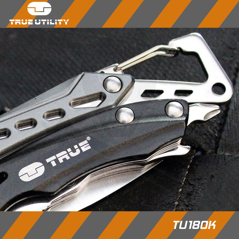 Multifunkciós szerszám, SEVEN  9in1 - Fekete-Ezüst - True