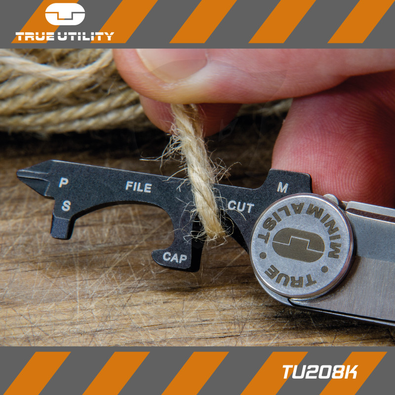 Multifunkciós szerszám, MINIMALIST 7in1 - Fekete - True