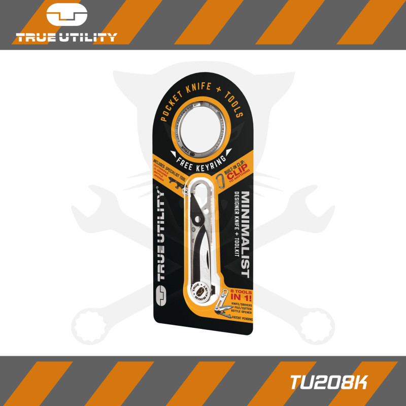 Multifunkciós szerszám, MINIMALIST 7in1 - Fekete - True