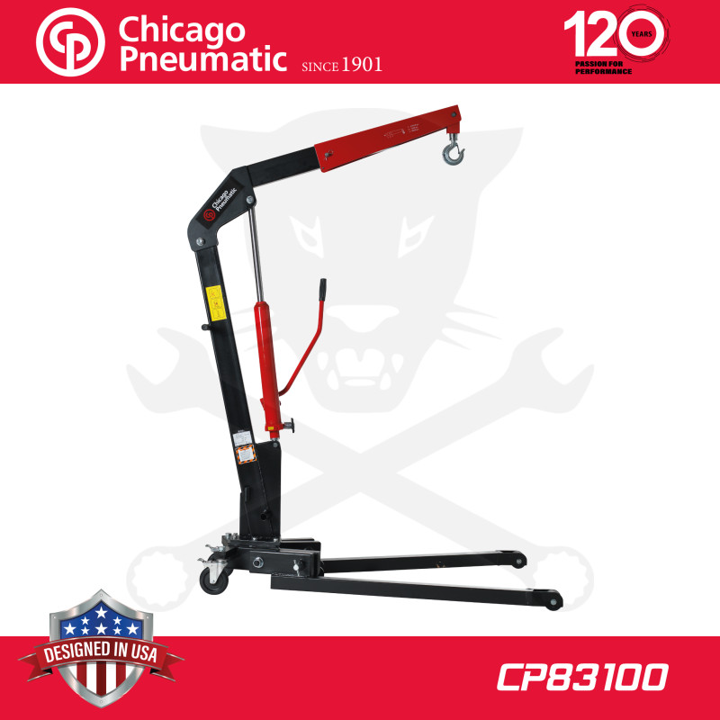 Motorkiemelő zsiráf 1 t összecsukható - 6 kerekű, alacsony - Chicago (CP83100)