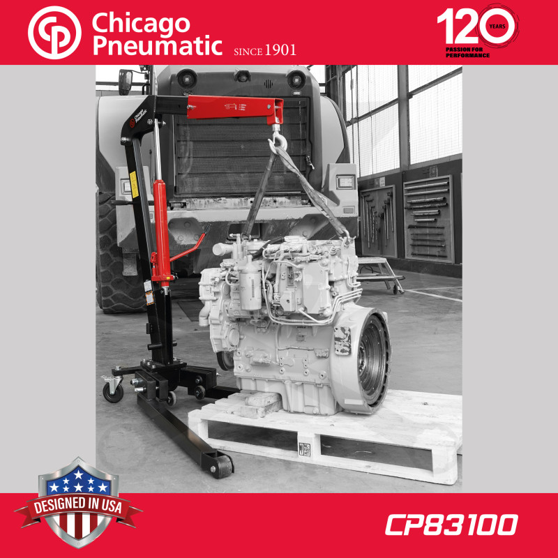 Motorkiemelő zsiráf 1 t összecsukható - 6 kerekű, alacsony - Chicago (CP83100)