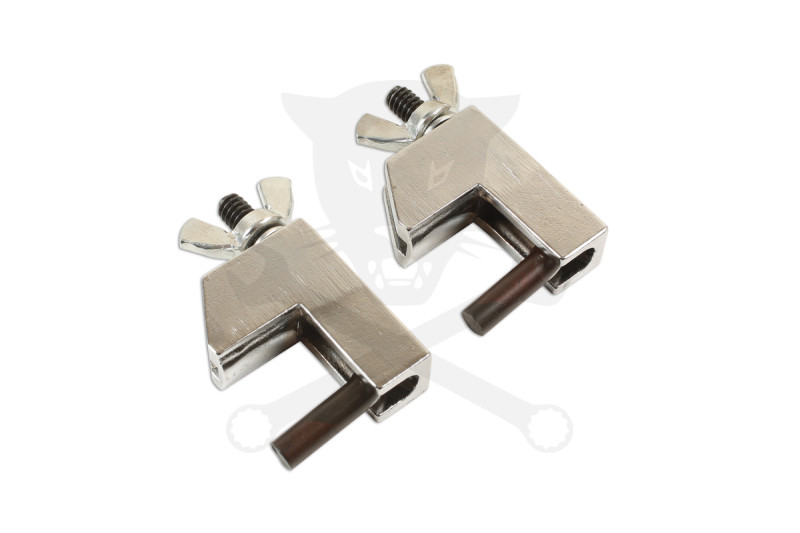 Tömlőszorító fogó készlet FÉM 2 részes, ezüst 0-15 mm