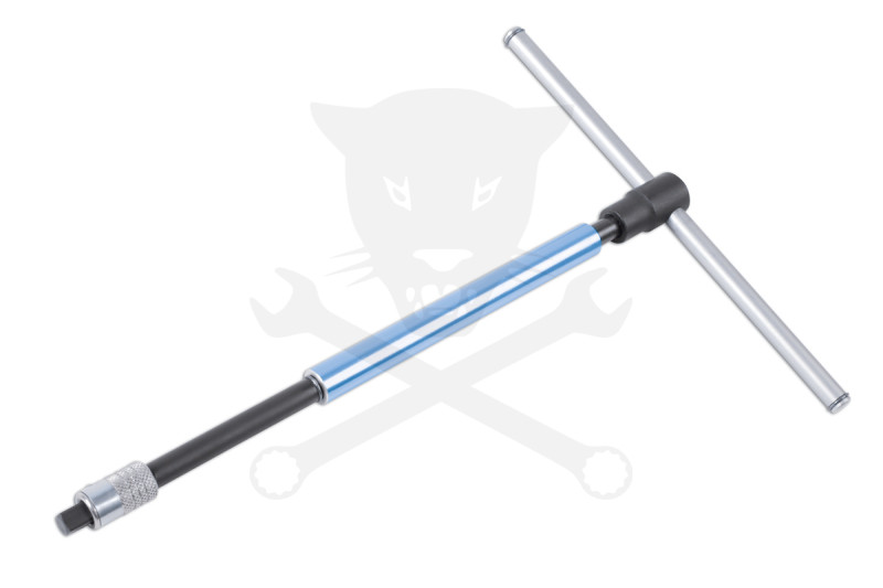 T-kulcs 1/4"-es bitbefogó és 1/4"-es dugófej 2:1-ben fix hajtószár