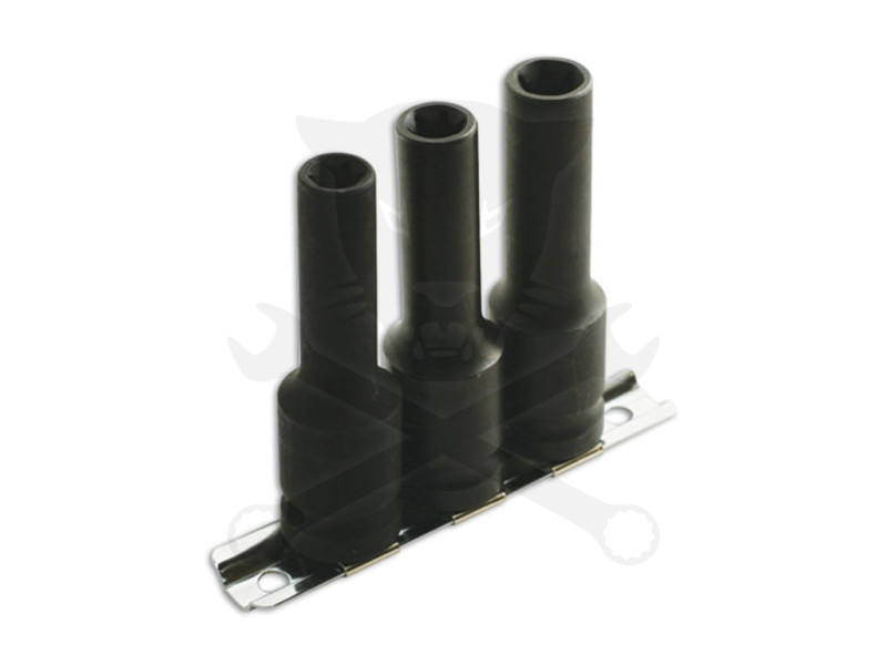 Légkulcsfej készlet 1/2"  3 db-os 1/2" E-torx hosszú: E10-E11-E12 -Laser