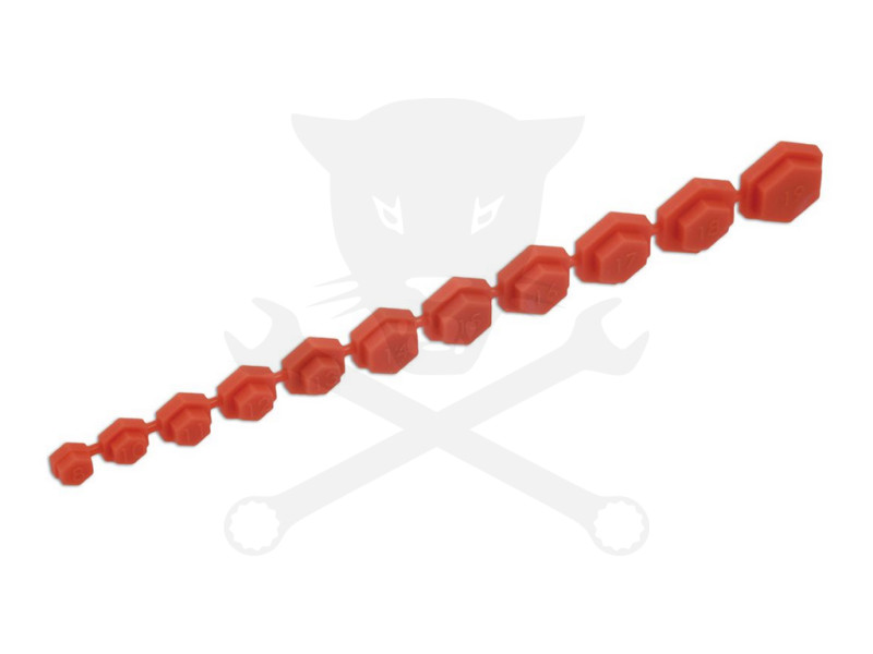 Dugókulcs belsejébe tehető mágnes betét készlet 8-19 mm 11 db-os készlet