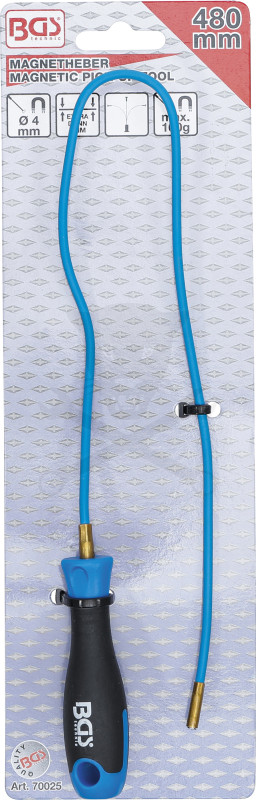 Mágnes flexibilis  4 mm - 480 mm - BGS