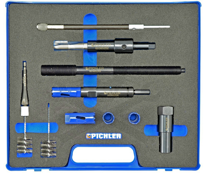 Pichler porlasztó kihúzó készlet-hez koronás fúró teljes készlet M9R-M9T