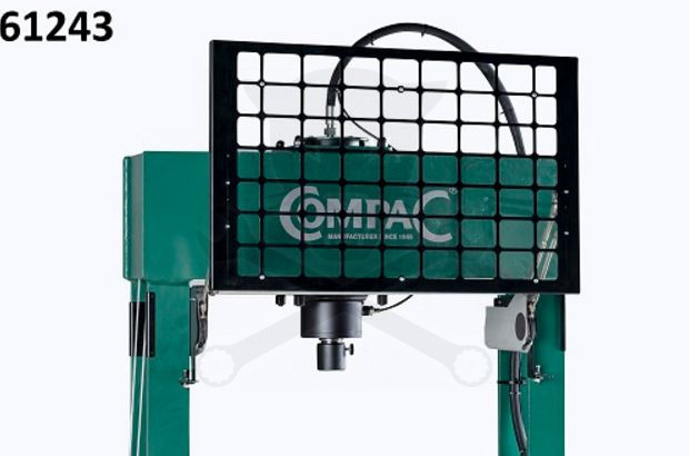 Préshez védőpajzs, védőrács fém - COMPAC - 40 / 50 tonnáshoz