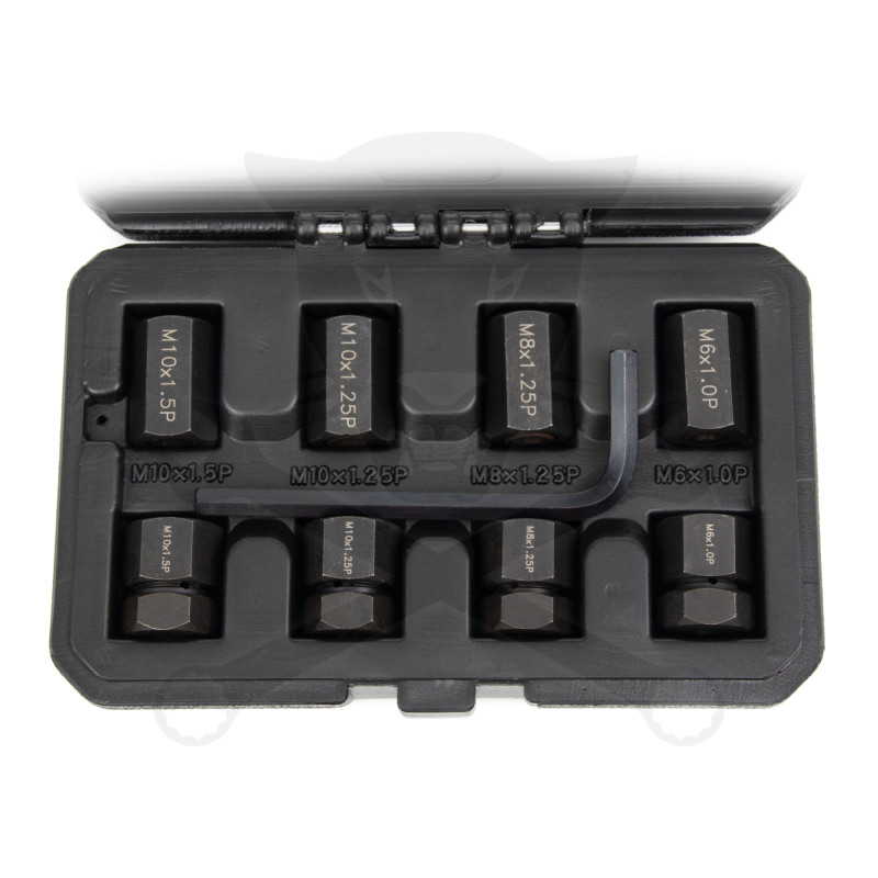 Tőcsavar ki- és behajtó készlet 9 db-os - ipari