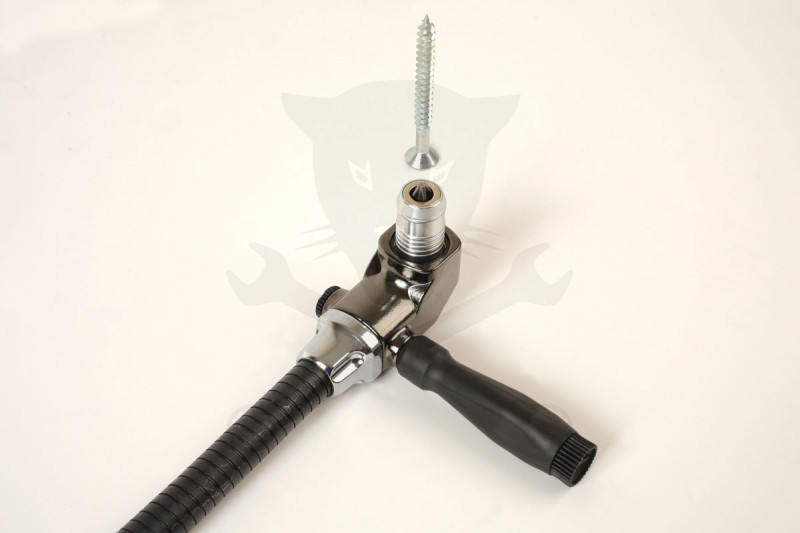 Bit tartó adapter 90 fokos flexibilis, mágneses, hosszú -akkus géphez