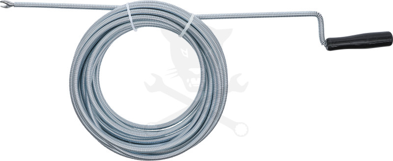 Csőtisztító spirál 10 méter x 10 mm - Fej átmérő: 20 mm - BGS