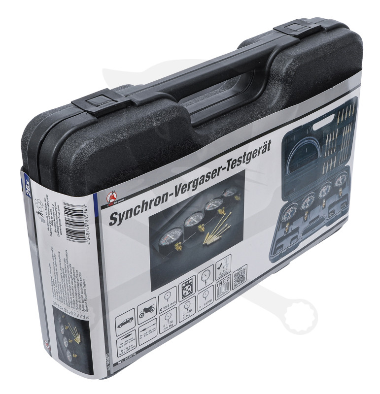 Karburátor szinkronizáló készlet 4 db szinkronórával 26 db-os - BGS