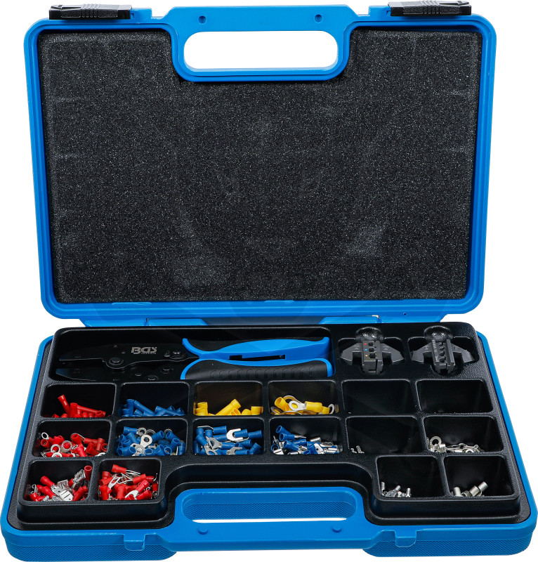 Fogó, saruzó - racsnis - szig.saru+érvéghüvely DIN 1.5-10 mm 1000 db-os