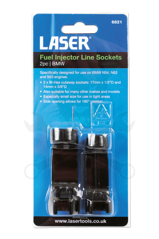 Üzemanyagcső kulcs 12 lapú nyitott 2 db-os 14 mm + 17 mm  - BMW