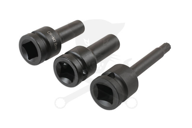 Többrészes split rim felni dugókulcs készlet -speciális 7 / 8 / 10 mm