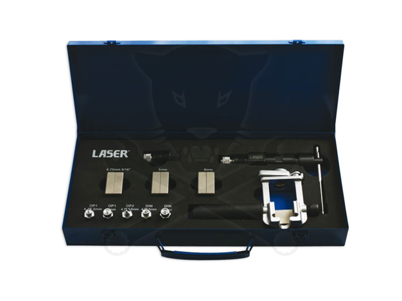 Fékcsőperemező készlet járművön is használható 4.75+5+6 mm Hidraulikus