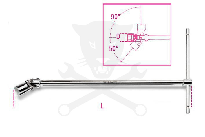 T-kulcs csuklós Beta 18-as (952/18)