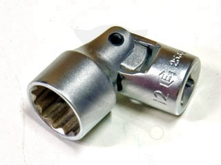 Dugókulcs - crowafej 1/4" 12 szög csuklós 11 mm Genius