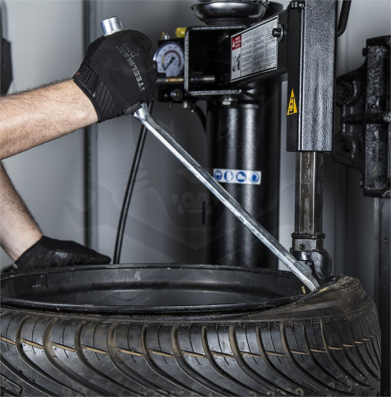 Abroncs szerelő pajszer 30 fokban hajlított Alacsony "PERES" gumikhoz