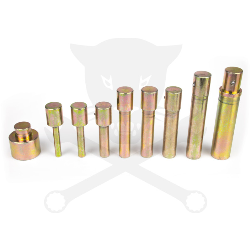 Préshez kinyomó tüske készlet 8+2 darabos készlet 10 - 30 mm