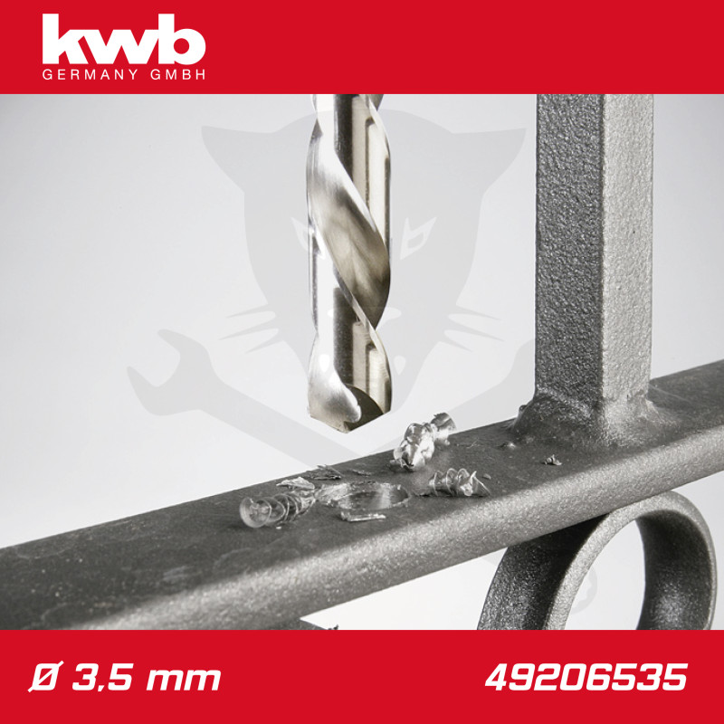 Csigafúró  3,5 mm HSS-G DIN 338 Silver Star, profi - KWB