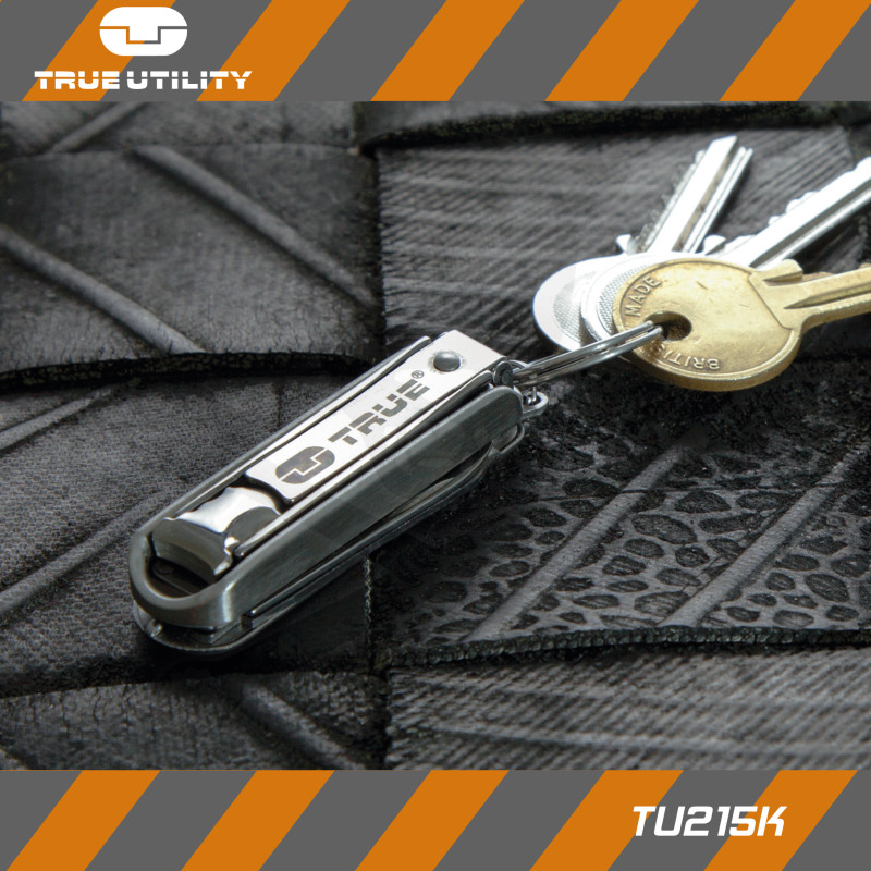 Multifunkciós körömápoló, NAILCLIP KIT 5in1 - Ezüst- True