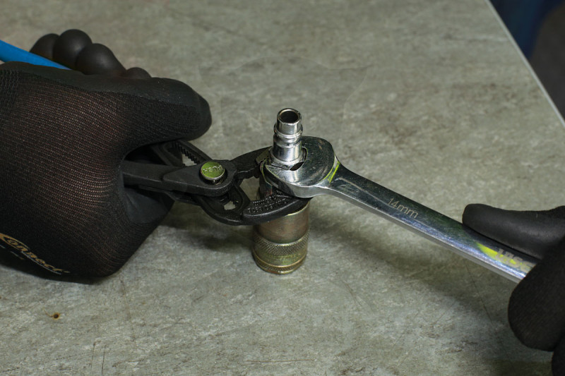 Fogó vízpumpa 250 mm 10" - nyomógombos