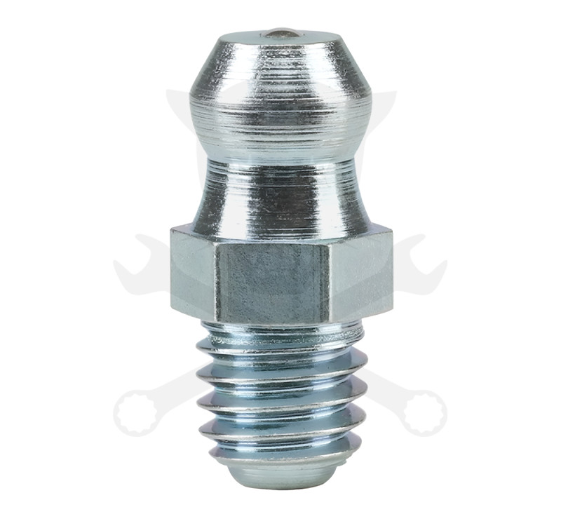 Zsírzógomb, egyenes, kúpos menettel  MK6x1 H1 - DIN71412