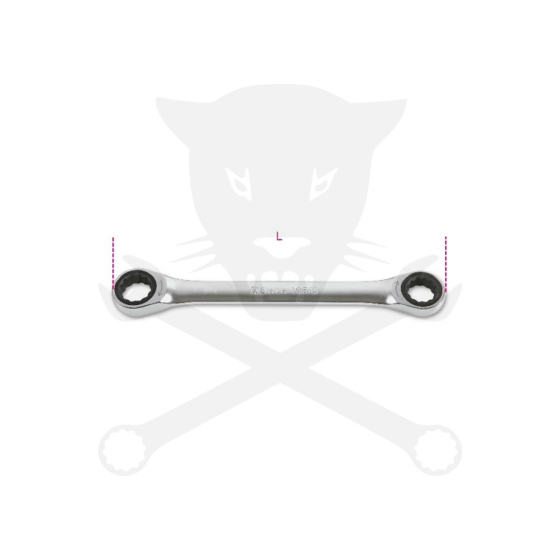 Csillag-csillagkulcs racsnis 8x10 és 12x13 mm-es Beta (192/8-13)