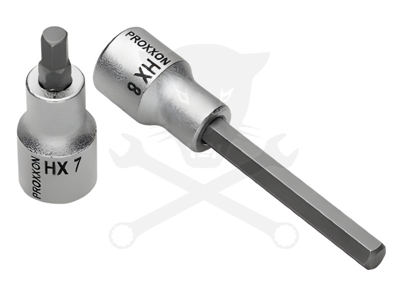 Rátűzőkulcs - crowa+bit 3/8" imbusz 10 mm (23.581)