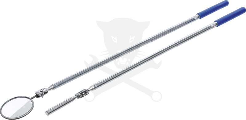 Tükör  50 mm teleszkópos max. 412 mm + mágneses felszedő 2 db-os készlet