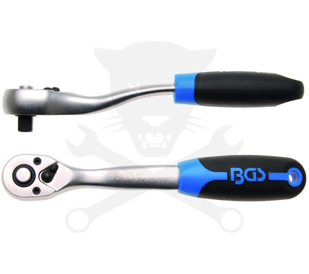 Crowa racsnis kulcs 3/8" 72 fogú hajlított